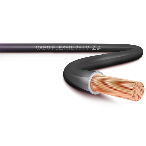 Cabo Preto 6,0mm² Flexível SIL